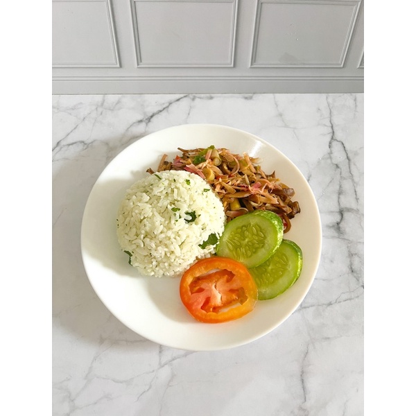 

NASI JERUK AYAM SUWIR SAMBAL MATAH VEGAN