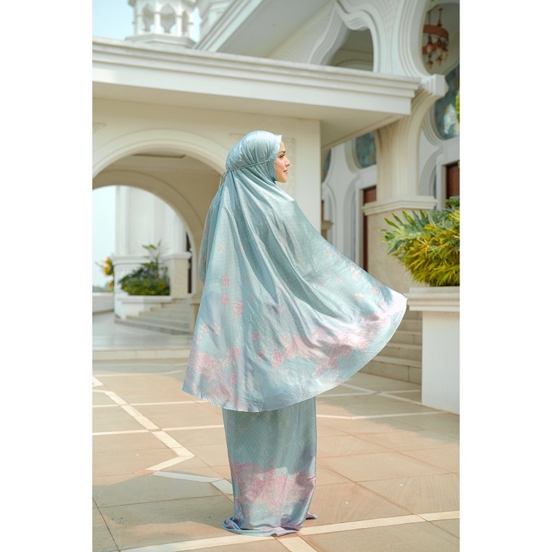 Mukena Buttonscarves prayer robe mukena travel ROYALE TOPKAPI ASOKA THE WAVE