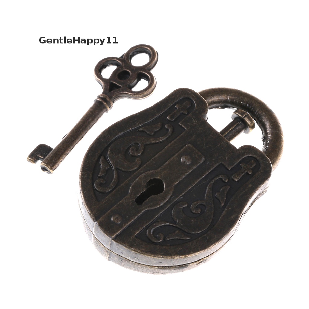 Gentlehappy Vintage Metal Cast God Lock Key Puzzle Mainan IQ &amp; EQ Mind Asah Otak Anak Hadiah id