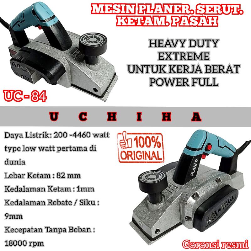 TERLARISMESIN SERUT KAYU / MESIN KETAM / PLANER UCHIHA MESIN SERUT TERBAIK LENGKAP