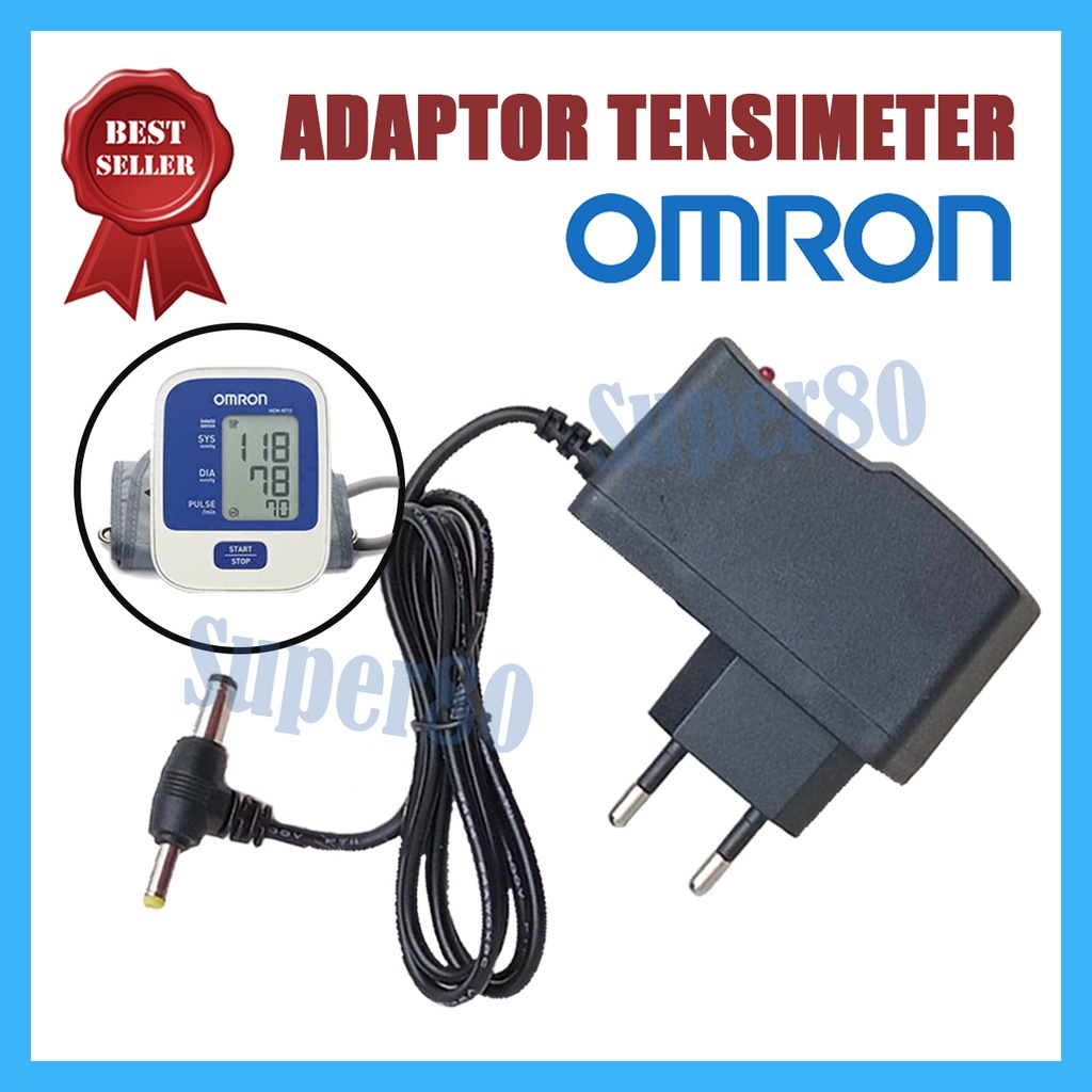 Adaptor Omron Tensimeter HEM 8712 7120 7130 7111 7156 7200 AC Adapter Tipe S