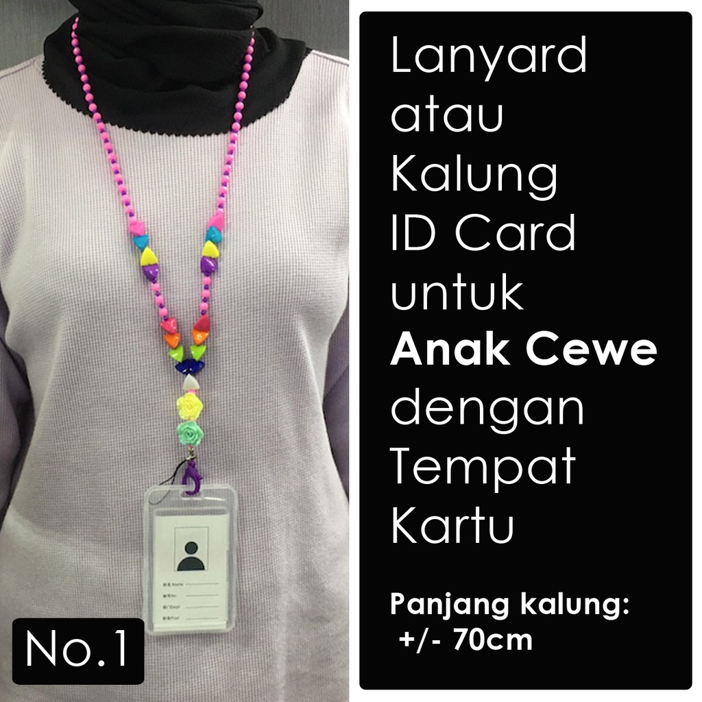 

Layard / Tali ID Card / Kalung ID Card Anak Cewe