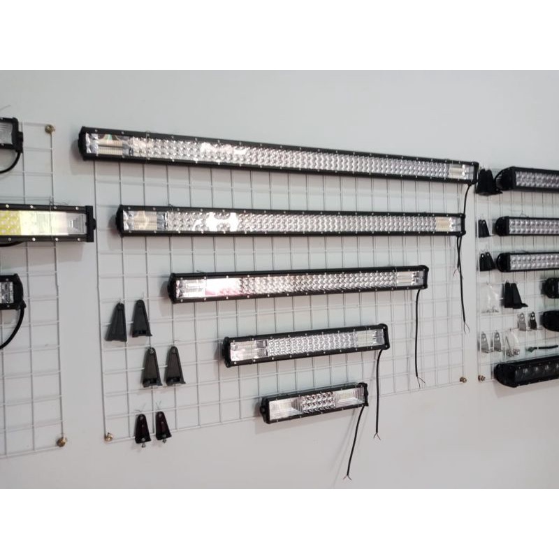 lampuLed bar ledbar off-road  sorot kabut  ligh bar 2 warna 5 mode  3 baris