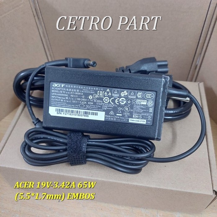 Adaptor Charger Acer E5-432 E5-476G E5-474 E5-475G Series 65W EMBOS