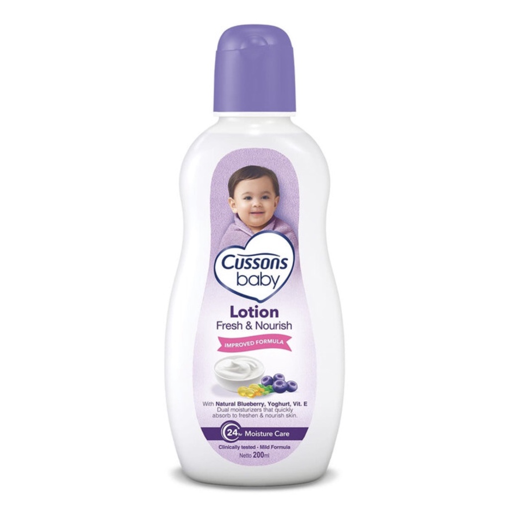 Jual Cussons Baby Lotion Fresh & Nourish 200ml Shopee Indonesia