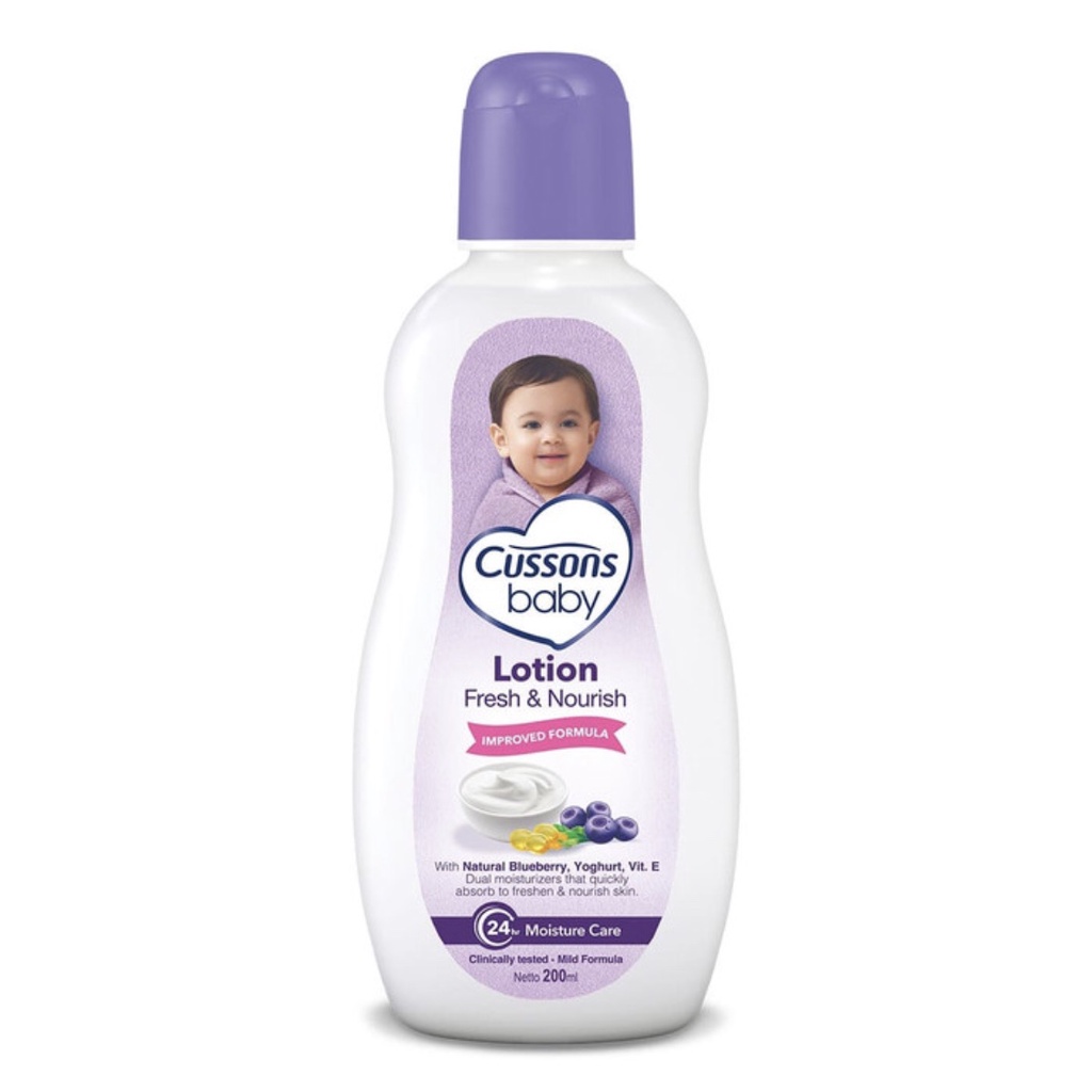 Jual Cussons Baby Lotion Fresh & Nourish 200ml | Shopee Indonesia