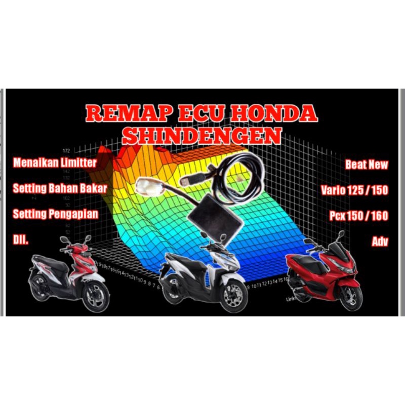 PAKET REMAP ECU HONDA SHINDENGEN
