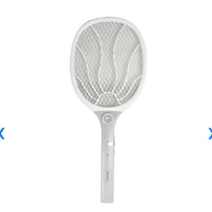 TERMURAH Ori KRISBOW - RAKET NYAMUK + SENTER RECHARGE BATERAI CHARGE / Ori