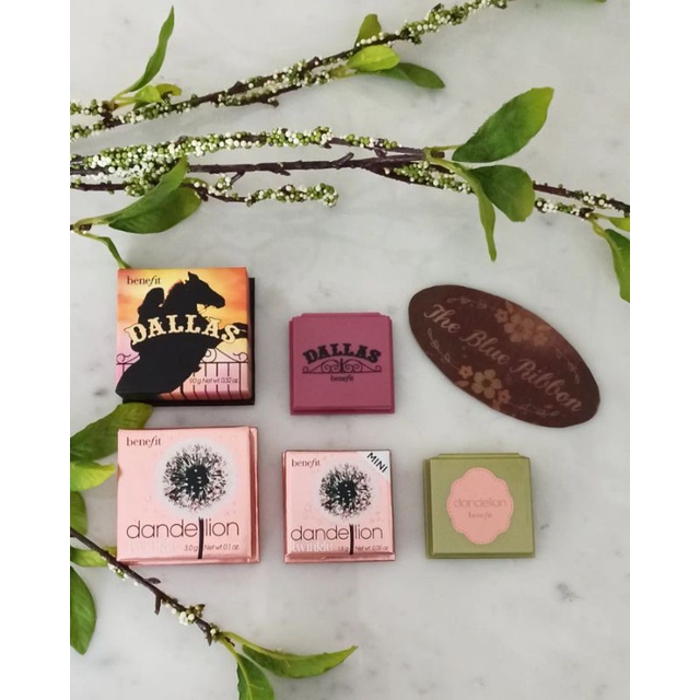 MINI HOOLA GALIFORNIA DANDELION TWINKLE GOLD RUSH GEORGIA BLUSH &amp; BRONZER