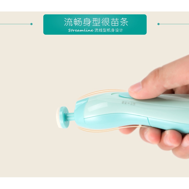 ALAT POTONG KUKU BAYI ELECTRIC BABY NAIL TRIMMER TD-288