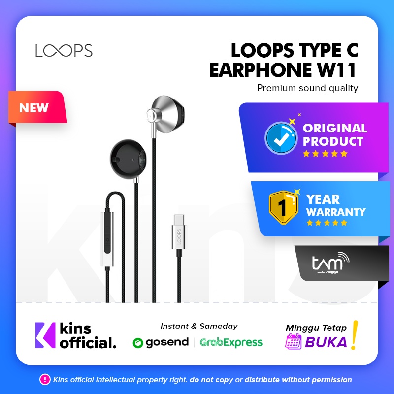 Loops Type C Earphone W11