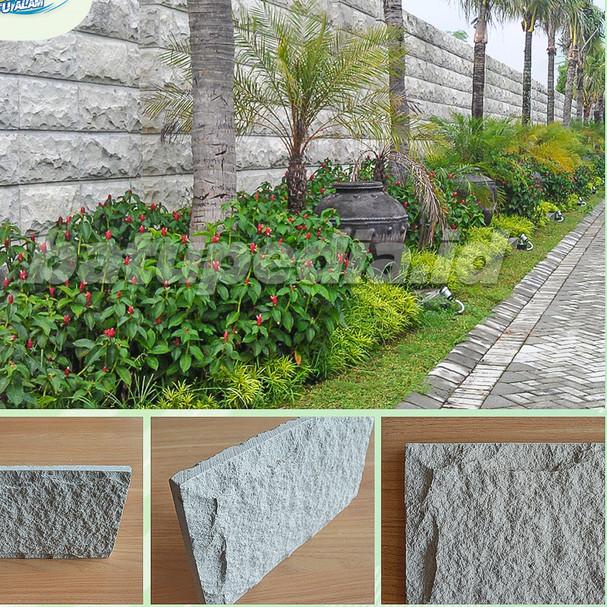 Batu Alam White Palimo Bobos RTA Untuk DInding Tekstur Alami - 15x30