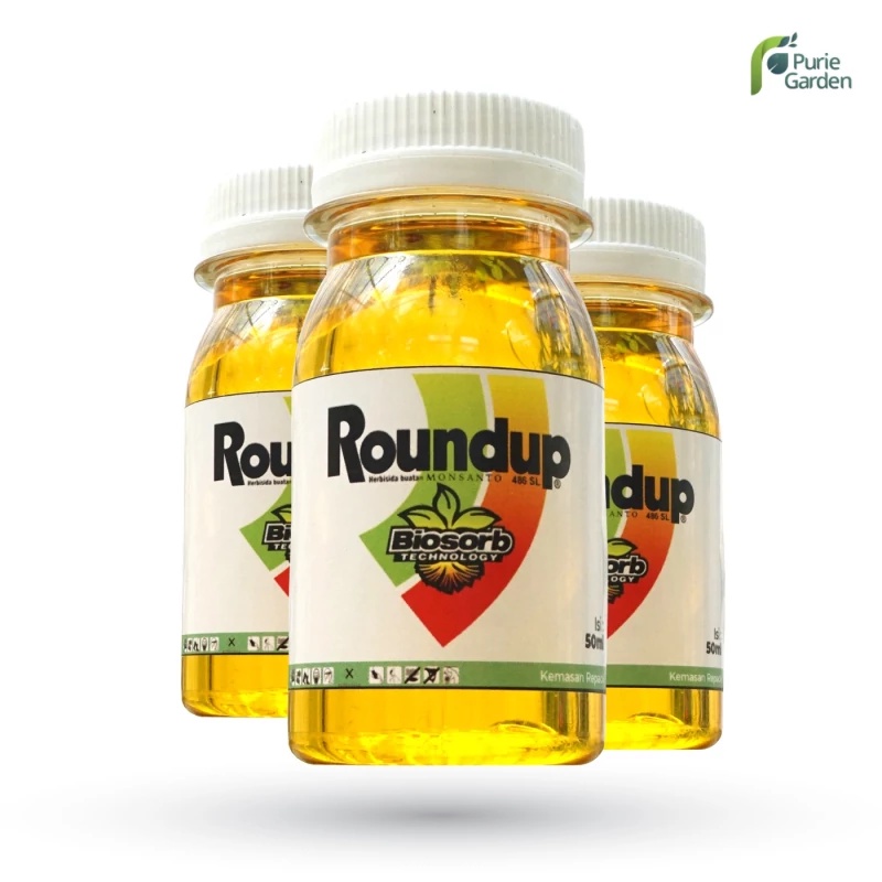 Herbisida Roundup Pembasmi Gulma Rumput Liar Repacking Botol PG KDR