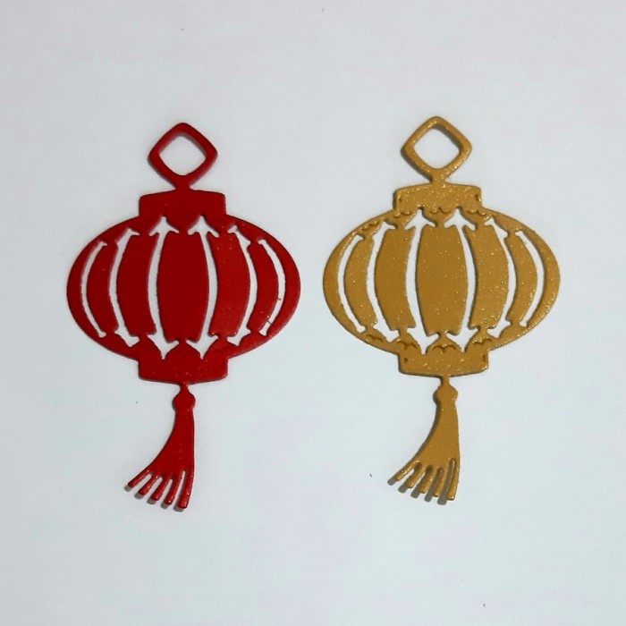 

HIASAN DEKORASI IMLEK BENTUK LAMPION UNTUK TAG PARCEL HAMPERS BEBAS ONGKIR