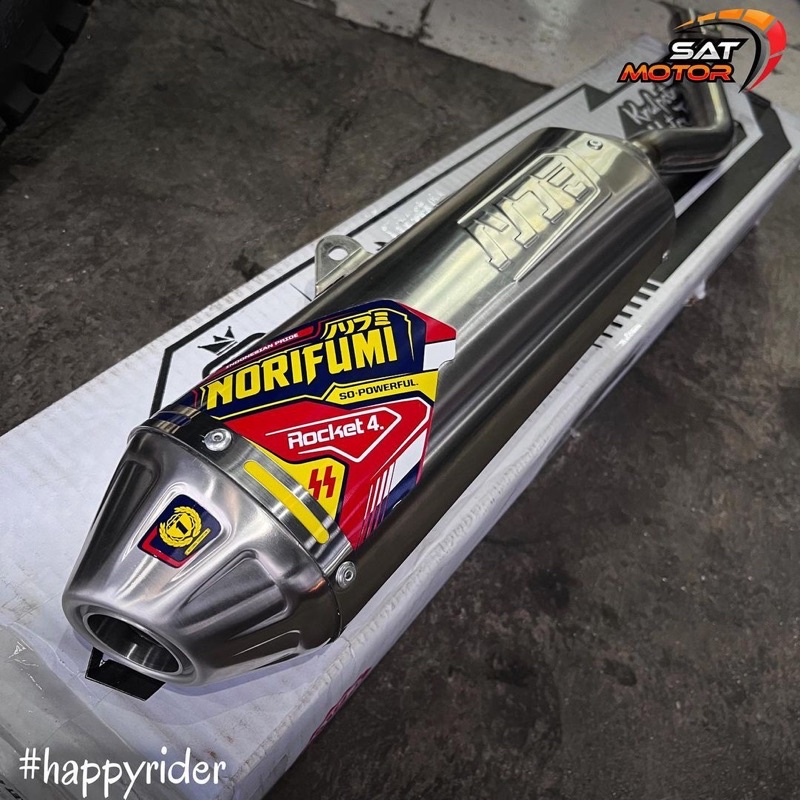 KNALPOT NORIFUMI ROCKET 4 STAINLESS STANDARD