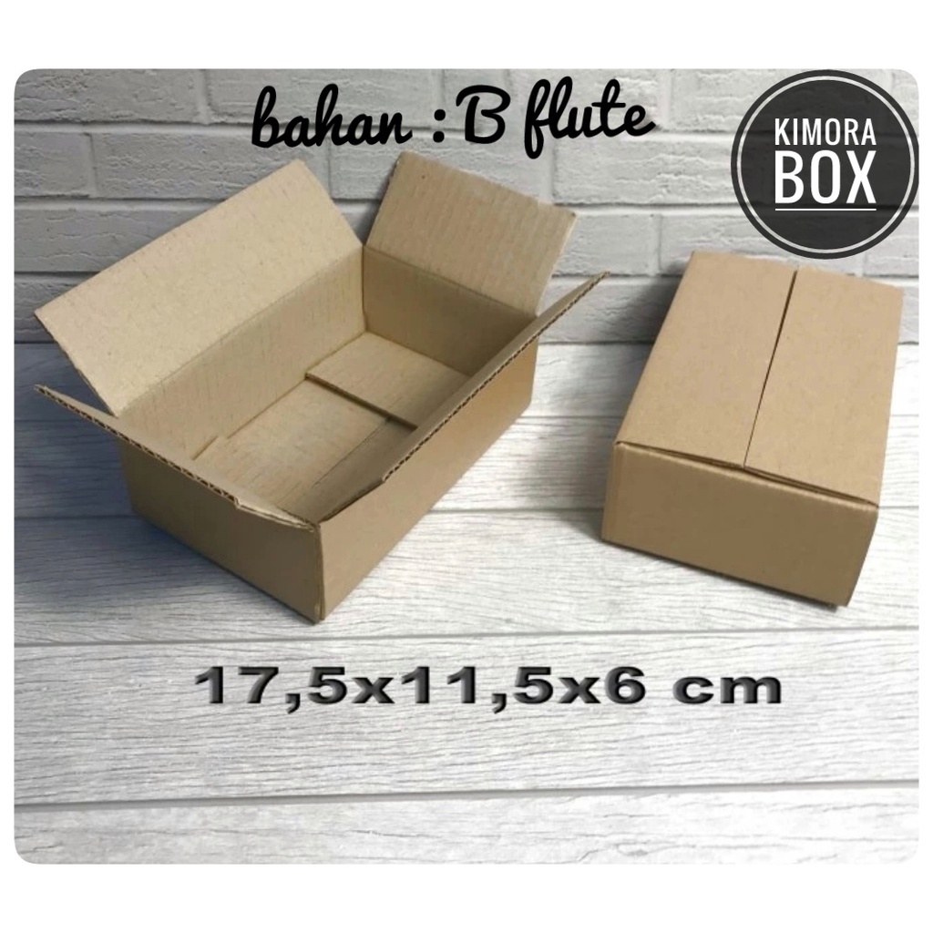 

Kardus karton uk. 17,5x11,5,x6 cm Kotak Box SHEET/SINGLE WALL untuk Souvenir -dll