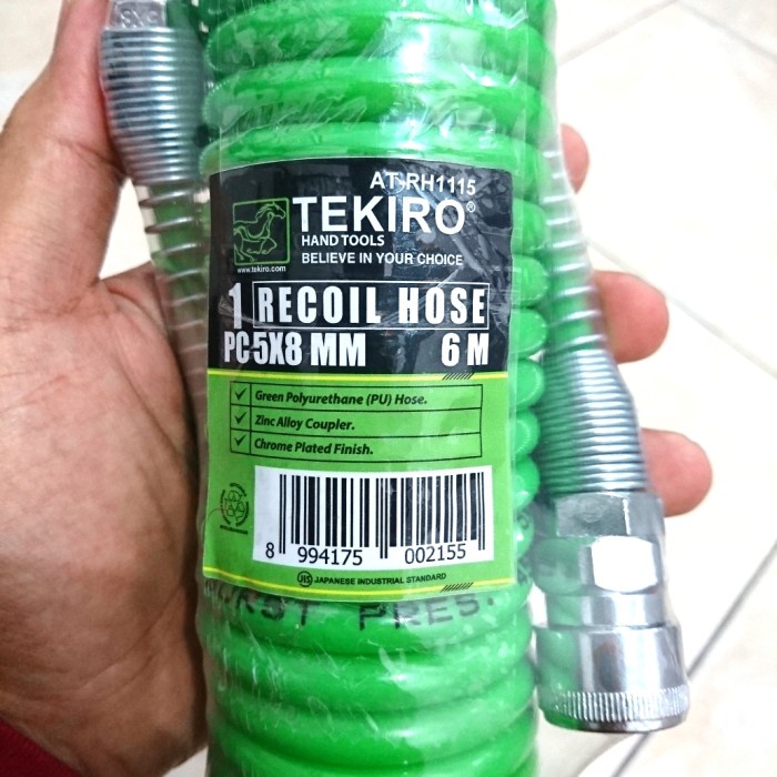 selang kompresor Tekiro / selang spiral kompresor Tekiro 6 meter