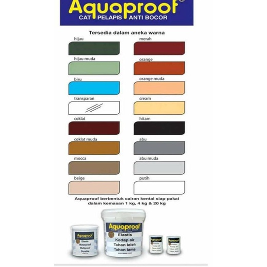 Aquaproof 1 Kg - Abu-abu