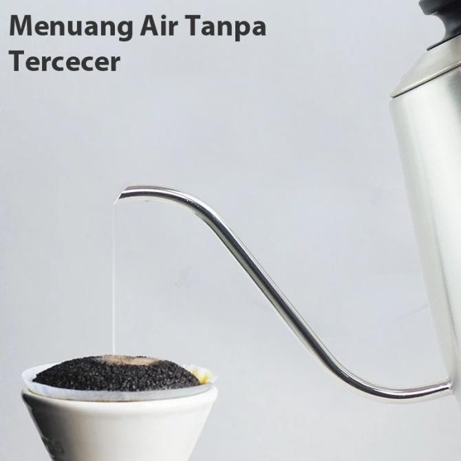 Cypruz TL-0201 Teko Leher Angsa Stainless 1 Liter + Thermometer