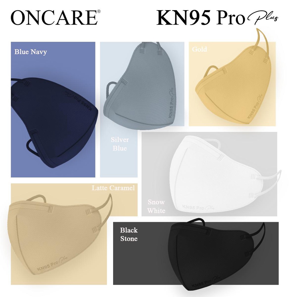 Masker Oncare Premium KN95 Pro Plus Premium Korea 5Ply isi 10Pcs