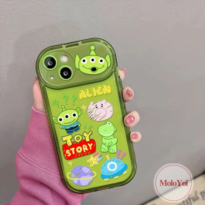 Soft Case Desain Kartun Disney Toy Story Losto Alien 3D Untuk IPhone 11 12 13 14 Pro MAX XR 7 8 14 Plus X XS MAX SE 2020