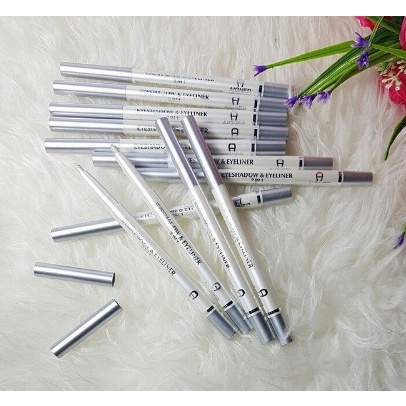 AIGNER 2 IN 1 EYESHADOW DAN EYELINER PUTIH