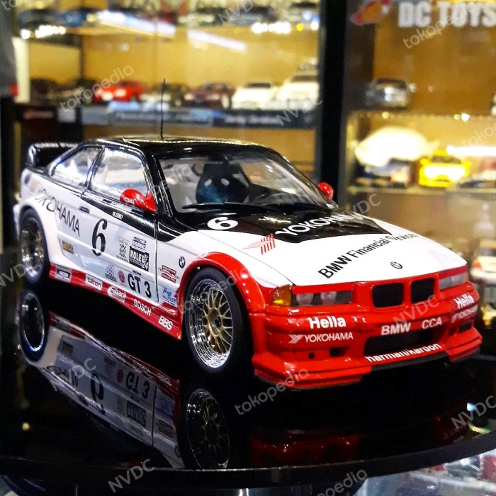 1/18 BMW E36 M3 GTR DTM #6 Yokohama By UT Models Diecast NUSEL
