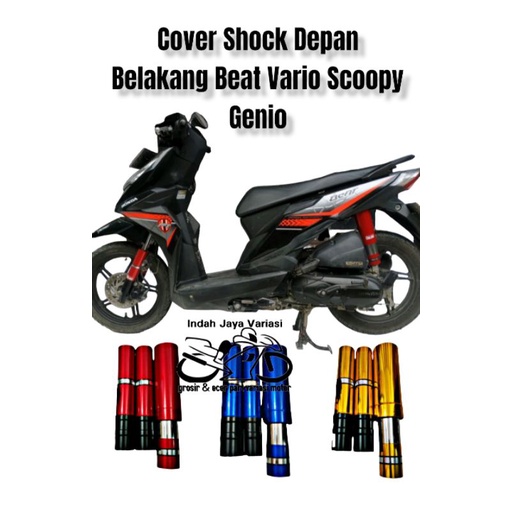Variasi Sok Cover Shock Depan Belakang Beat Vario Scoopy Genio