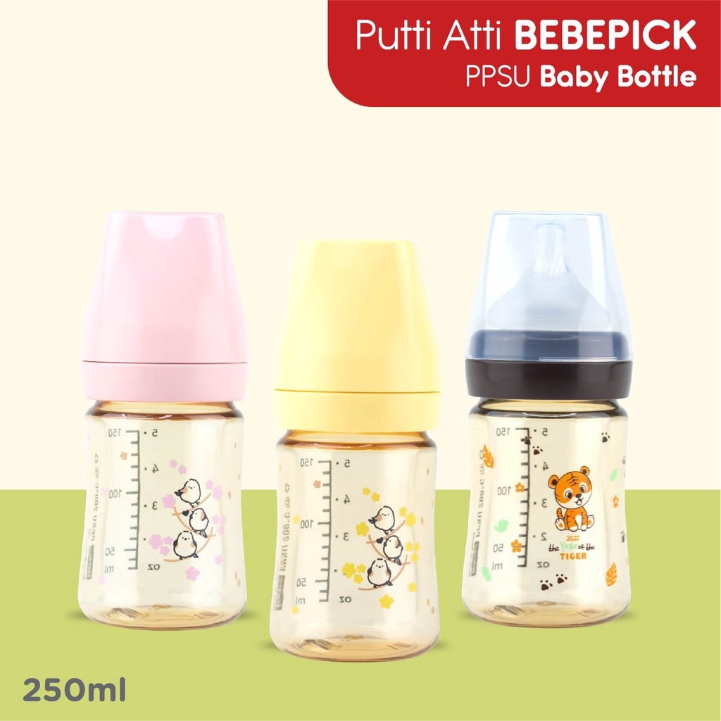 Putti Atti Bebepick PPSU Baby Bottle 150ml Dan 250ml / botol susu bayi