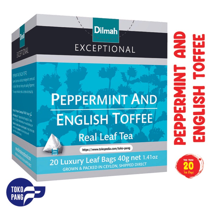 

DILMAH EXCEPTIONAL PEPPERMINT AND ENGLISH TOFFEE TEA