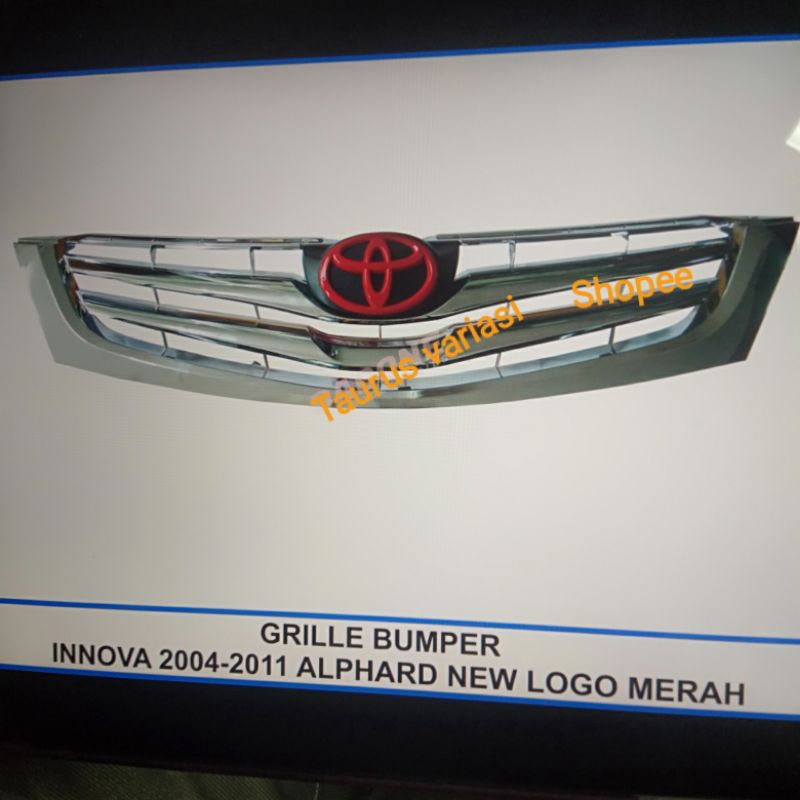 Grill Grille Bumper Depan TOYOTA INNOVA INOVA New 2008,2009,2010,2011,2012 Chrome