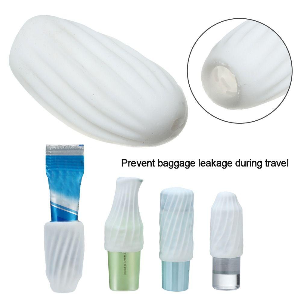 Solighter 4buah Lengan Elastis Untuk Anti Bocor Kualitas Tinggi Reusable Luggage Elastic Sleeve Untuk Bocor