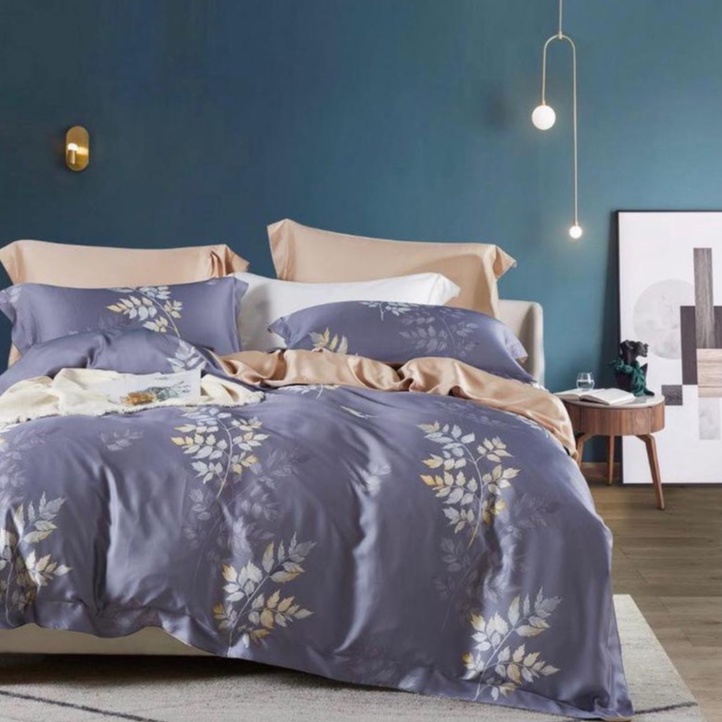 FairyFrance Sprei Tencel Bamboo Organic Uk 180 x 200 x 40cm Adem Bebas Tungau