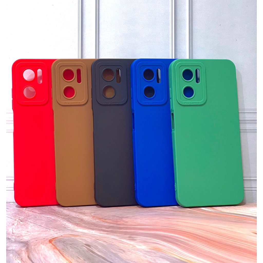 SoftCase ProCamera Silicon Matte Case Full Cover Redmi 10 Redmi 10 5G Redmi 6A Redmi 8 Redmi 9 9A 9C 9T White_Cell