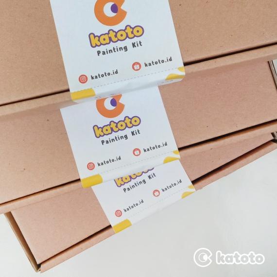 

PAINT BY NUMBER. PAKET MELUKIS DINOSAURUS UNTUK ANAK. DINOSAURS SERIES - Dino Tricera