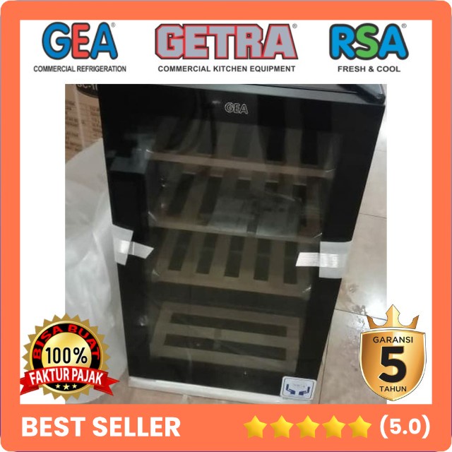 JUAL WINE COOLER GEA SC-100Y KULKAS WINE 4 RAK MINUMAN 110 LITER ORIGINAL TOKO MESIN SEMARANG