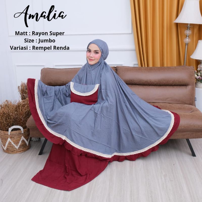 READY Mukena Matt rayon super jumbo murah