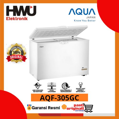 AQUA FREEZER BOX 290L CHEST FREEZER AQF-305GC