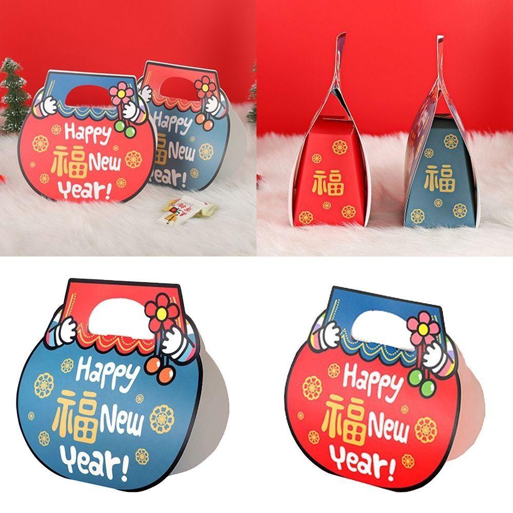 Preva 3Pcs Candy Box Lovely Paper Serbaguna Happy New Year