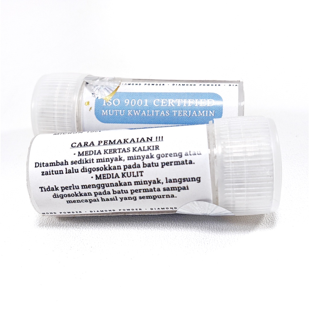 Serbuk Intan Paket Gosok Poles Finishing Poetra Gems Stone PGS Diamond Powder 10ct Grade A