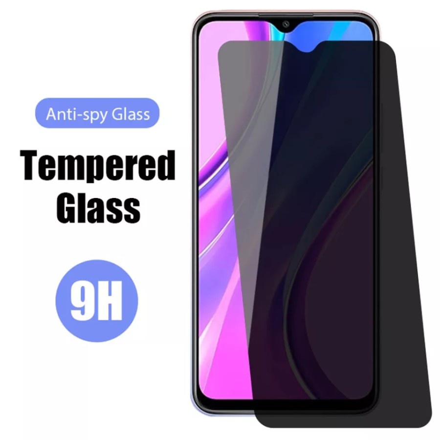 ANTI SPY XIAOMI REDMI 9 TEMPERED GLASS SPY PRIVACY GLASS