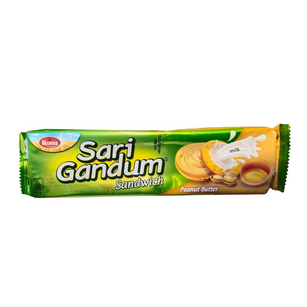 

ROMA SARI GANDUM SANDWICH PEANUT BUTTER 108 GR - BISKUIT