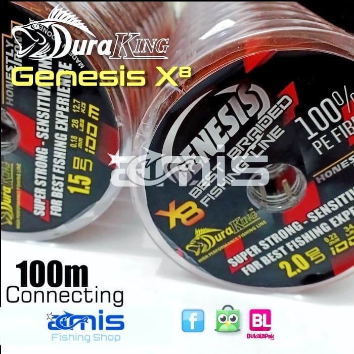 PROMO COD SENAR PE Duraking Genesis X8 PE 1.5 dan 2.0 - PE 1