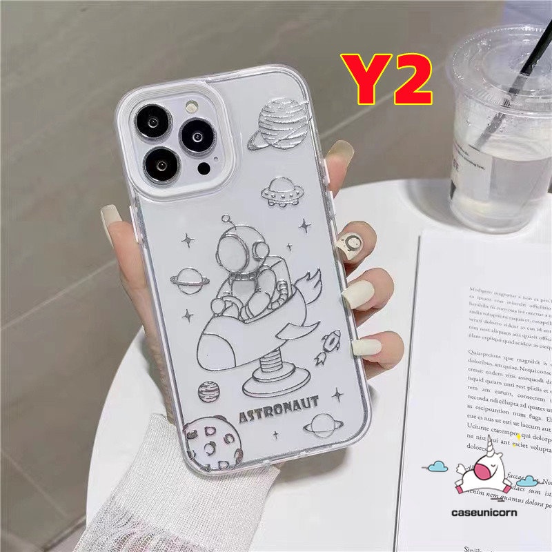 3in1 Soft Case Bumper Shockproof Kartun NASA NFC Cover Hp Redmi Note 10 / 9T / 10A / 9A / 10 / 11 / 8 / 9 / 10pro / Max / 10s / 11 / 10pro