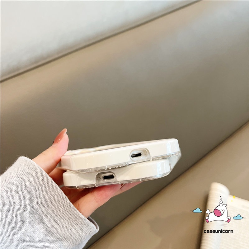 Casing Realme C33 78 9 8i 8i 8pro 9pro+C12 C15 C21Y C31 C11 C25Y C35 C30 C25 C25s C21 C2 C1 C3 C17 5 6i 9i 5s 5 7i Kartun Ice Cream Bear Rabbit Lucu 3D Bow Monster Lensa &lt;Unk&gt;