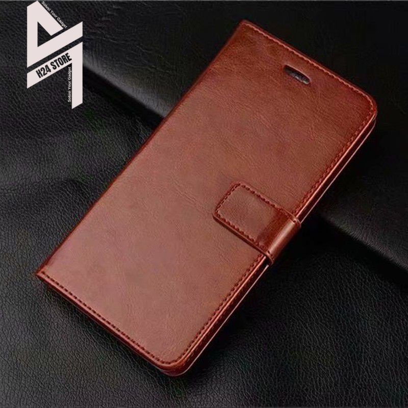 Flip Cover Oppo F1S / F3 / F3+ / F5 / F7 / F9 / F11 / F11 Pro Leather Case Dompet Magnetik Flip Case