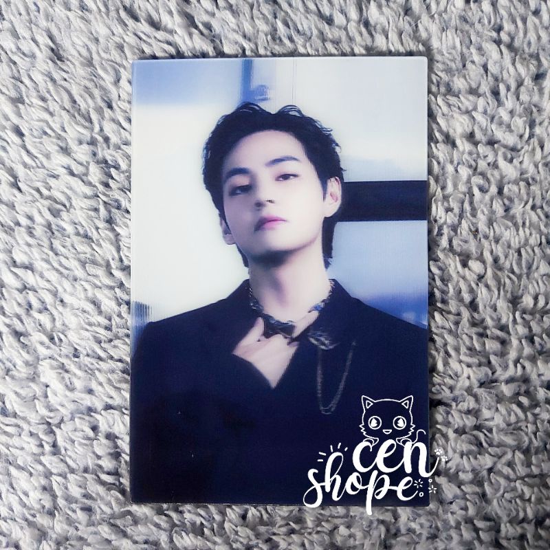 BOOKED 3D CARD V TAEHYUNG PROOF COLLECTOR BTS