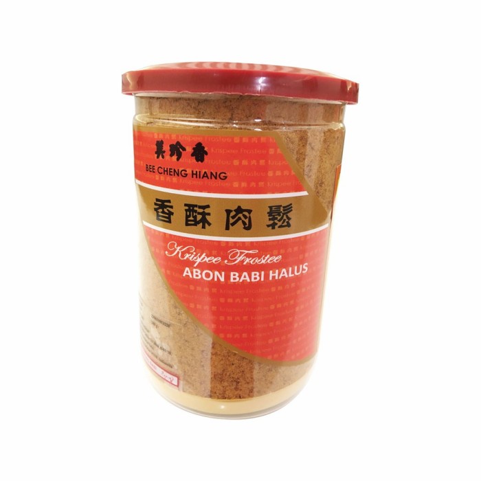 

bee cheng hiang krispee frostee floss bottle 300g abon babi halus