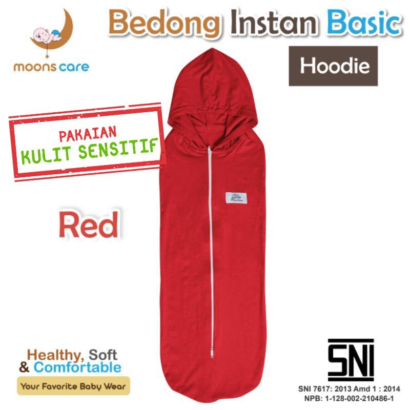 SNI Dita Moons Care kualitas PREMIUM Bedong instan Resleting Topi dita Bedong topi dita bedong swaddle Instant lampin