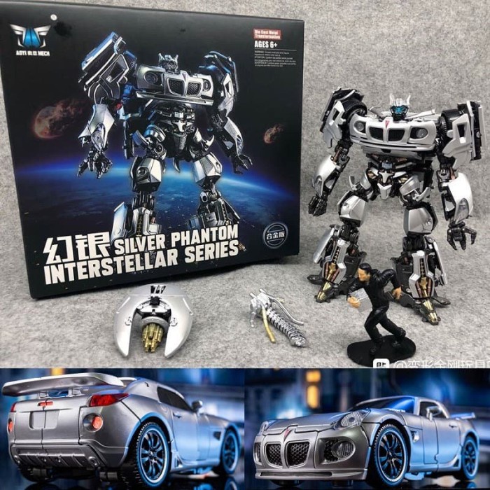 BmB Aoyi Mech LS-18 Silver Phantom MPM9 Transformers LS18 Autobot Jazz
